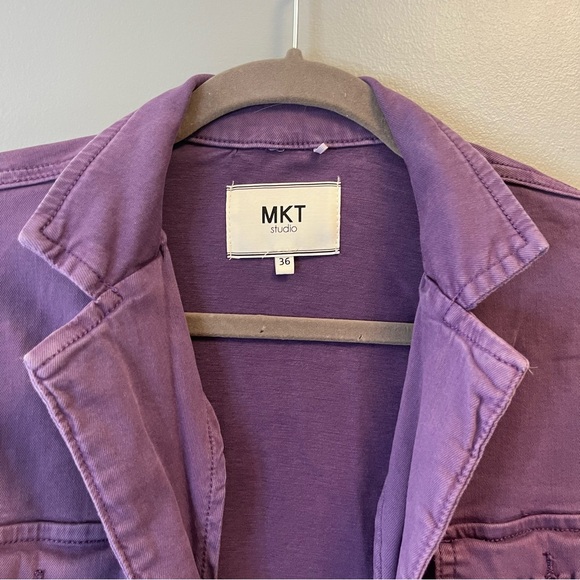MKT Studio Jumpsuit Purple (Lilac) Orenjade Utility Coverall Sz 36 (US 4) EUC - Picture 4 of 16